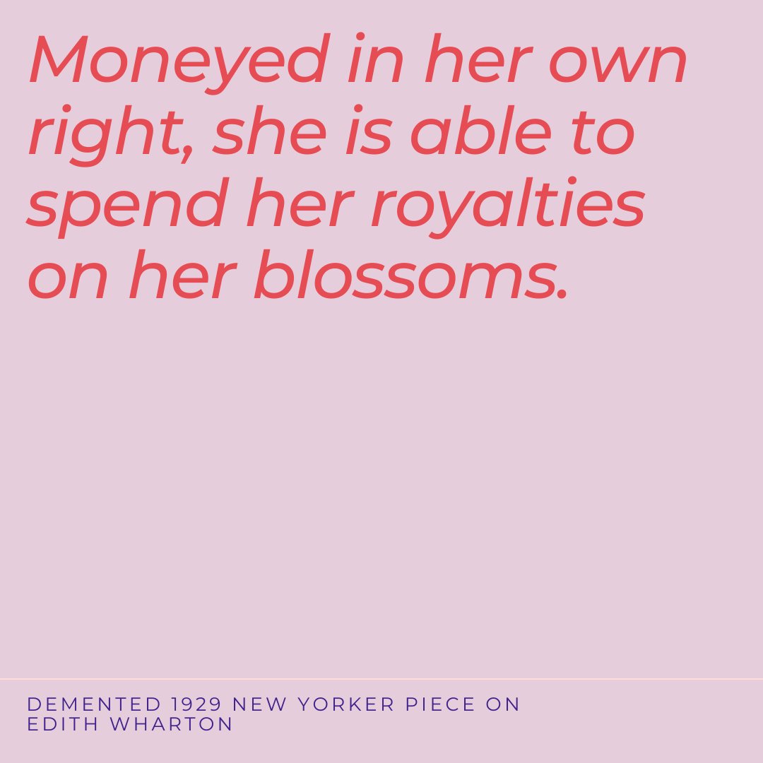 ThatBookPod's tweet photo. Man, we wish everyone we covered had a batty New Yorker profile from 1929. Just absolute nonsense. Edith must've been so pissed. https://t.co/AluZofU8RM https://t.co/YlhvfMGdqn