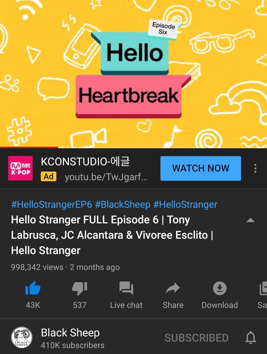 AnRox89's tweet image. Wow less than 2K na lang!

#HelloStrangerEP6
#XavMi

❤️💚💙