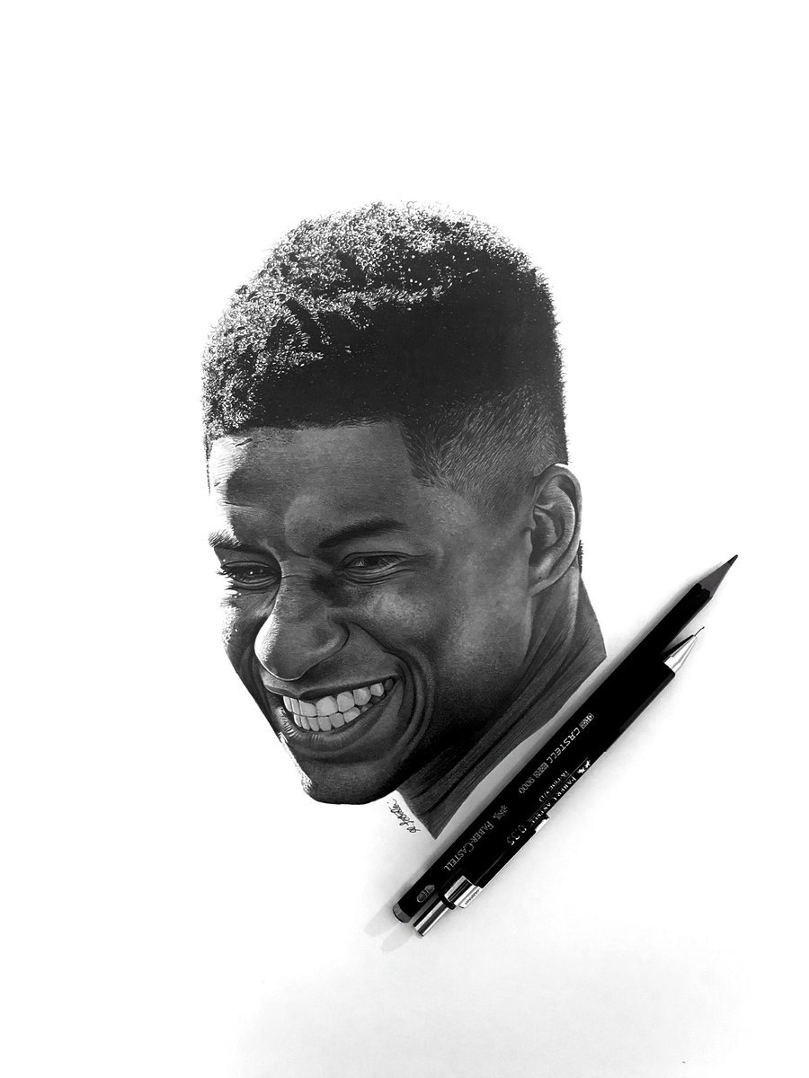 marcloboda's tweet photo. I’ll be posting my new Edinson Cavani portrait tomorrow, but for now - with all the good work @MarcusRashford is doing - I might as well do a little giveaway. Just like and retweet and you’ll be added to the draw to win a free A4 print of either of these drawings ✍🏼🔴👍🏼 https://t.co/rpONi9a4sc