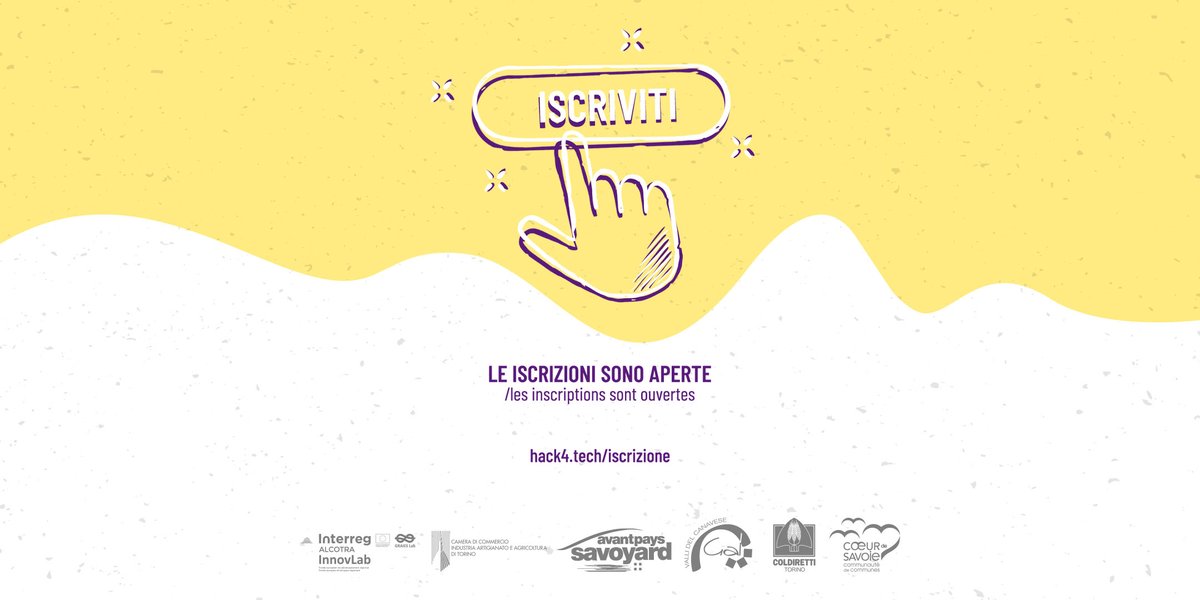 GRAIESLab's tweet photo. #Hack4Land iscrizioni aperte fino a #11novembre su https://t.co/YUdQVCym1G
#hackathon #tech #tourism #turismo #canavese #vallidilanzo
#pianointegratoterritoriale #GraiesLab @InterregALCOTRA con @ColdirettiTo @galcanavese @GalLanzo @CamComTorino @Coeurdesavoie @CittaMetroTO https://t.co/0ltbRbgywt