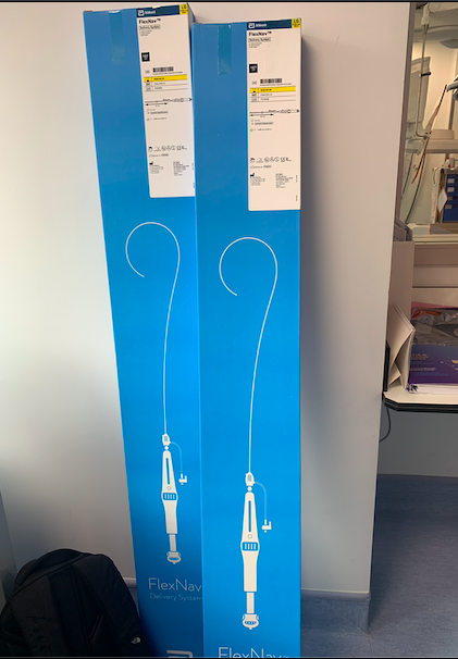 vicentejmzmd's tweet photo. 1st #PORTICO implant @ University Hospital Ramon y Cajal with novel #FlexNav delivery system... #TAVI @ASanchezRecalde @luisa_car  @AbbottCardio @crfshj @PCRonline @shci_sec @secardiologia @TCTMD https://t.co/20xIySEzar