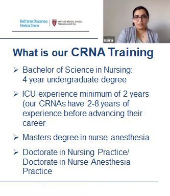 BIDMCAnesthesia's tweet photo. Love our team and #workculture!
This week attendings, CRNAs & residents @BIDMCAnesthesia shared personal stories exemplifying how rewarding it is to work together in a #CollaborativeCareModel
CRNAs shared their training, clinical experiences, academic interests. #anesthesia https://t.co/AtFD22YX5L