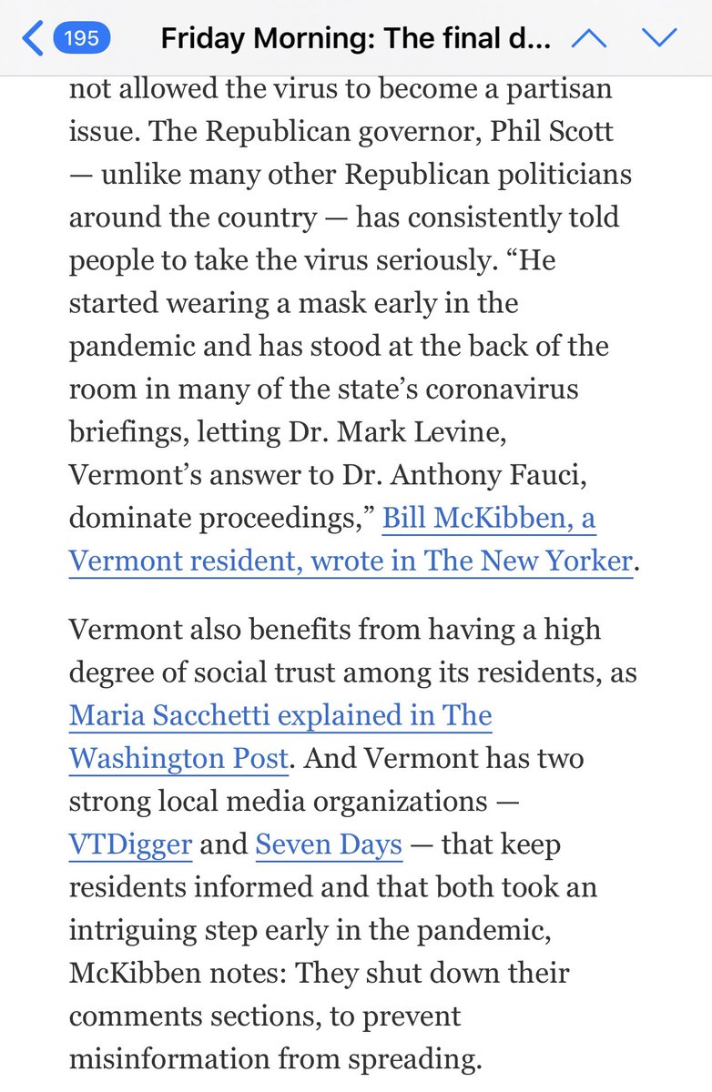 Here vs. there. Vermont vs. Vietnam. Vermont’s COVID-19 success so far has been attributed to leadership (VT Governor is a Republican), social trust and roles of the media in preventing fake news. From the  @nytimes this morning  #Vermont  #Vietnam  #pandemic  #leadership
