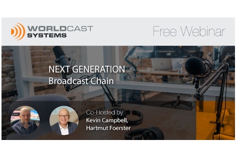 RedTech_News's tweet photo. WorldCast Systems if offering a new, free on-demand webinar entitled “Next Generation Broadcast Chain.” #Synchrostream #Webinar #WorldcastSystems @WorldCastSys https://t.co/Ul8NmpoKBG https://t.co/TziiwsHvlg