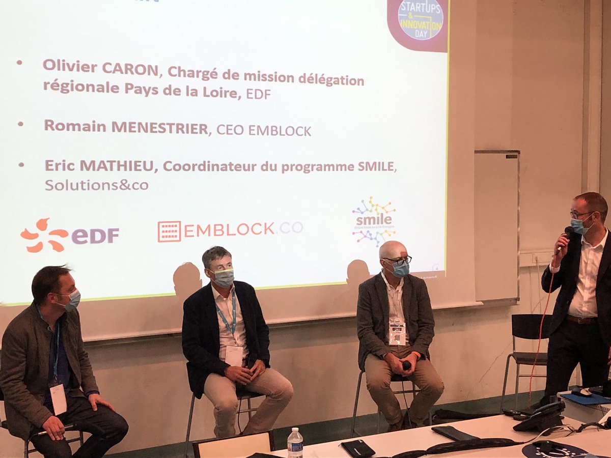 SmileSmartGrids's tweet photo. 💡Le projet #Mobilichain à l’honneur lors du startups &amp; innovation day 🌟 un projet soutenu par le programme @Resolutions_PDL et par #SmileSmartGrids 👏🏽 https://t.co/wYr3iqzkcd