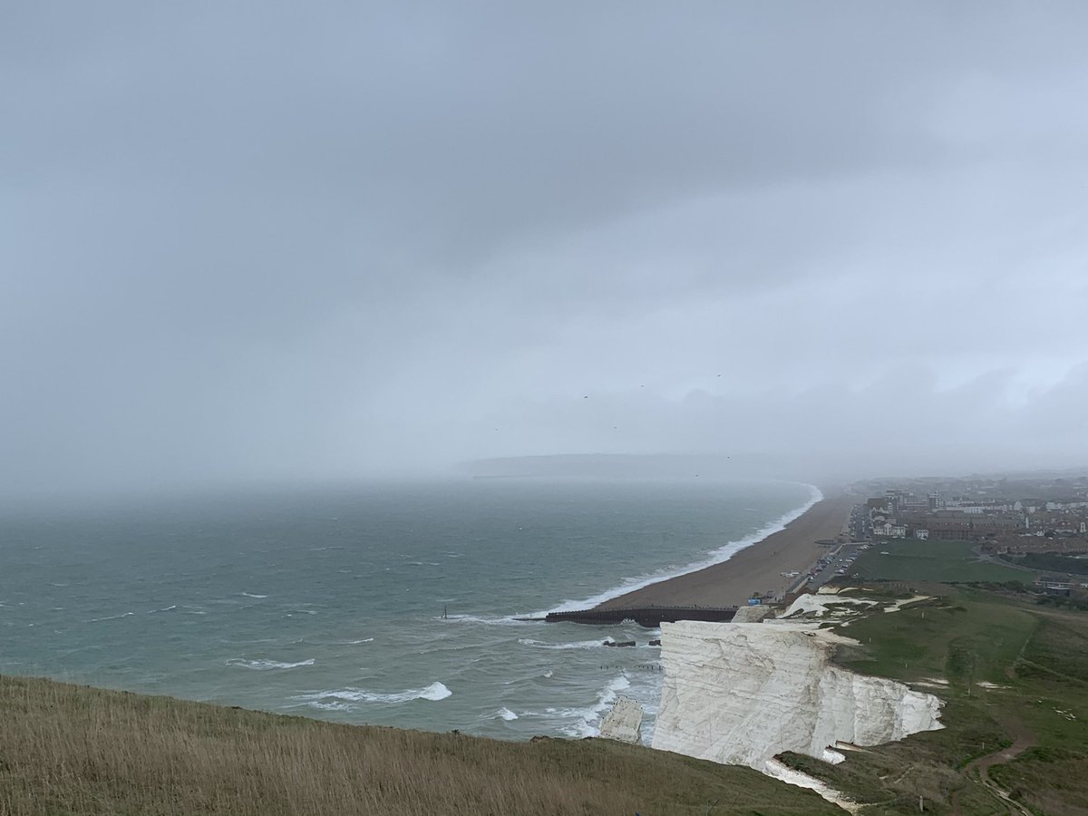 suttonhighgeog's tweet photo. Five minutes after this the rain *finally* caught up with us on our way back down the cliff and we got drenched! #toogoodtolast #geographyfieldwork  @SuttonHighGirls @SuttonHighSixth https://t.co/f2qgx5L7kZ