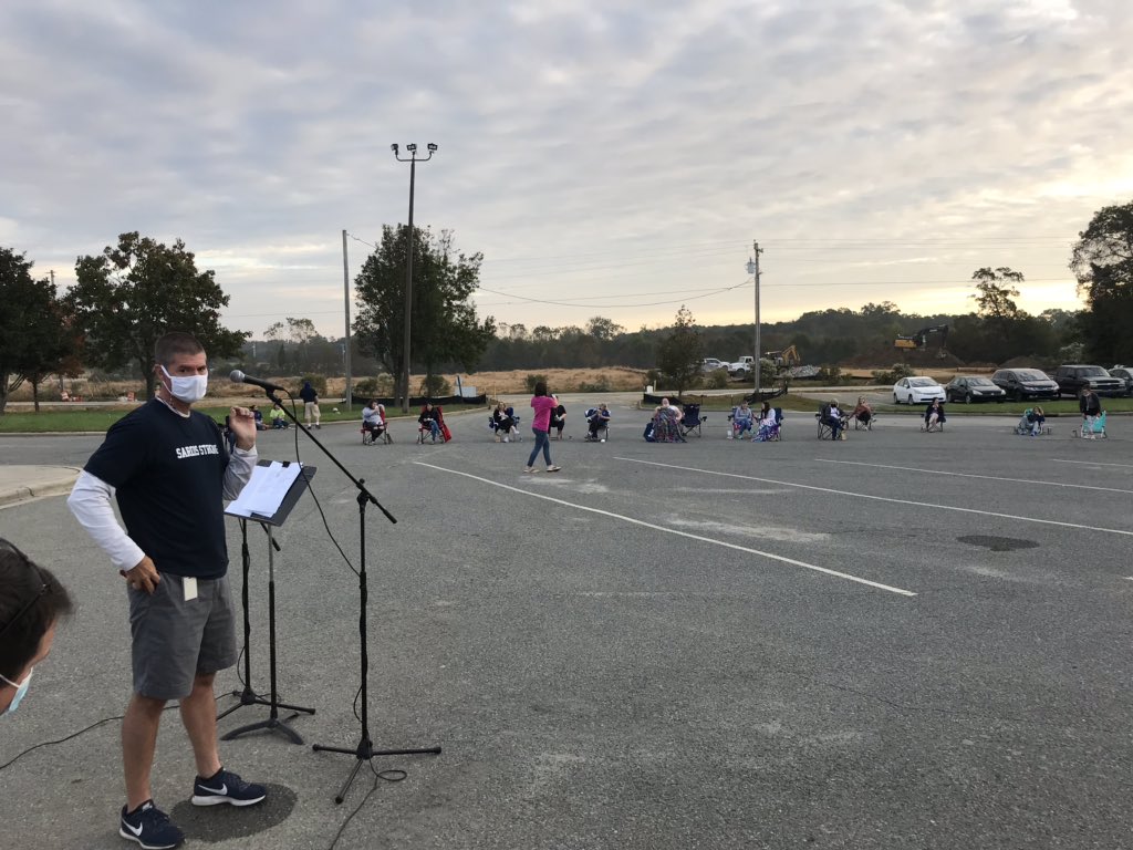 kellylmarks54's tweet photo. Our Fall Back Together 🍁🍂#restart2020 Kick Off was a beautiful morning together!! Full of inspiration, motivation, appreciation, & laughter. @KevinBeals2 & Wagner closed us out w/ singing It’s The Climb! @SardisES_NC @AGHoulihan @UCPSNC @jttopp #climbtheladdertosuccess #IMPACT https://t.co/PWoiVzwZqx