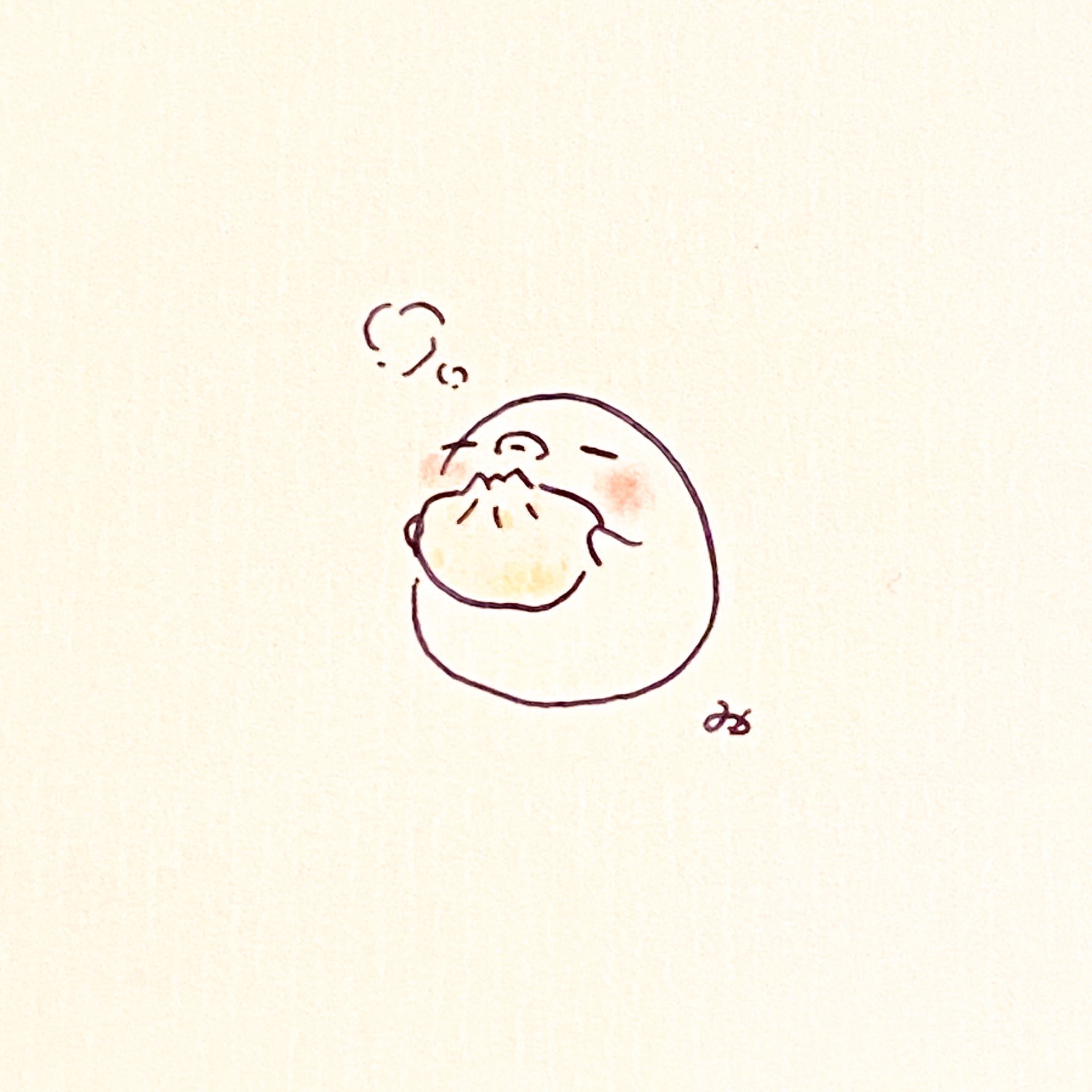 Suzumeno Co 肉まんぼたもち ぼたもち あんまんでもいい イラスト ゆるイラスト ゆるいイラスト まったり のほほん ペン画 インク画 色鉛筆画 Illustration Artworn Drawing T Co Klrua1efdv Twitter