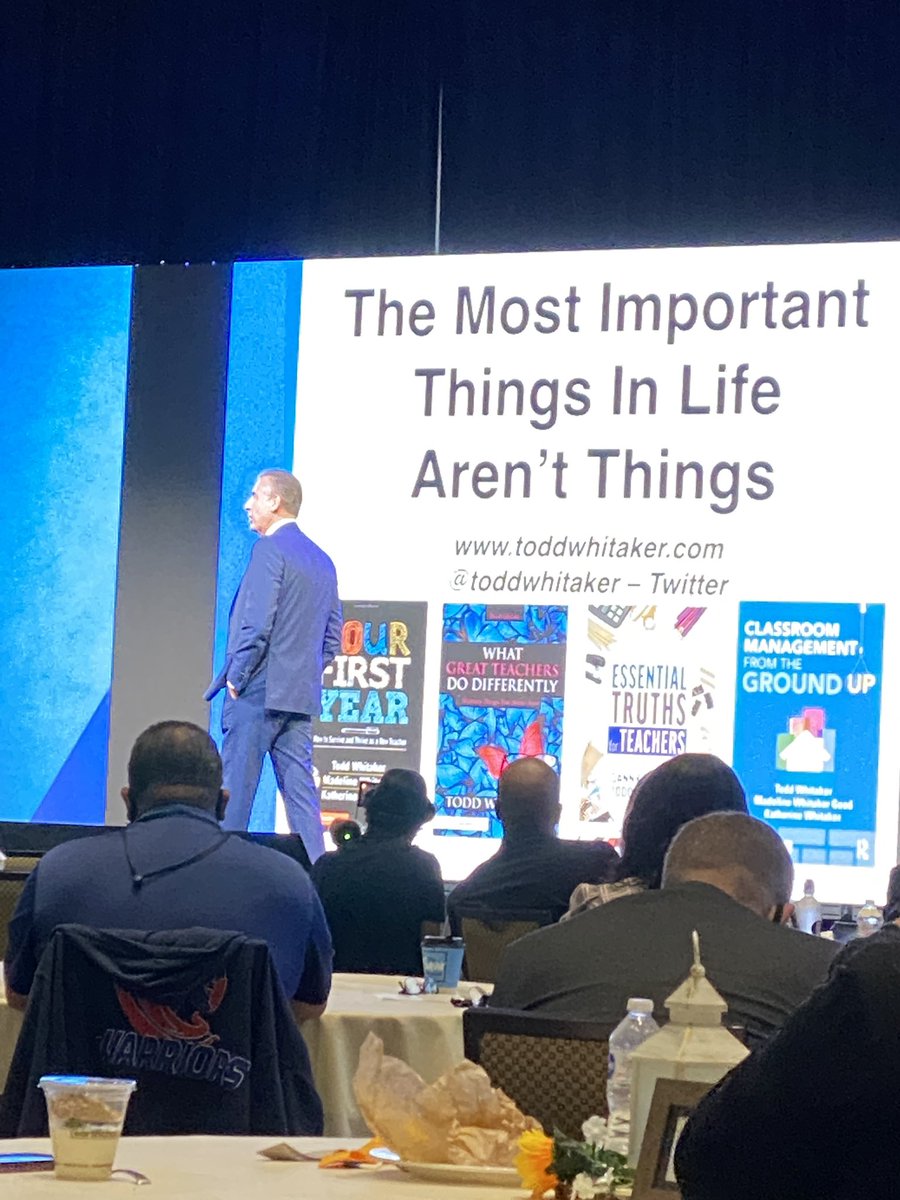 Geeking out right now. Todd is in the building!! <a href="/ToddWhitaker/">Todd Whitaker</a> <a href="/CSUSAhq/">Charter Schools USA</a> <a href="/rwindlerfreitag/">Rachel Freitag</a> #NEI2020