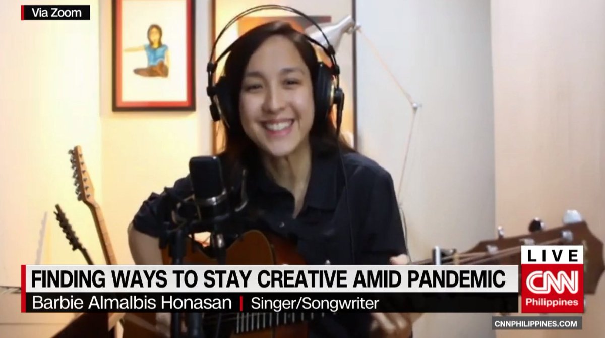NewsWatch Plus PH (@newswatchplusph) on Twitter photo Singer/songwriter <a href="/barbiealmalbis/">Barbie Almalbis</a>: You can always count the musicians to always come together. When there is a cause to support, we're always the first there. We are thankful for social media that we can share music at this time. Singer/songwriter <a href="/barbiealmalbis/">Barbie Almalbis</a>: You can always count the musicians to always come together. When there is a cause to support, we're always the first there. We are thankful for social media that we can share music at this time.