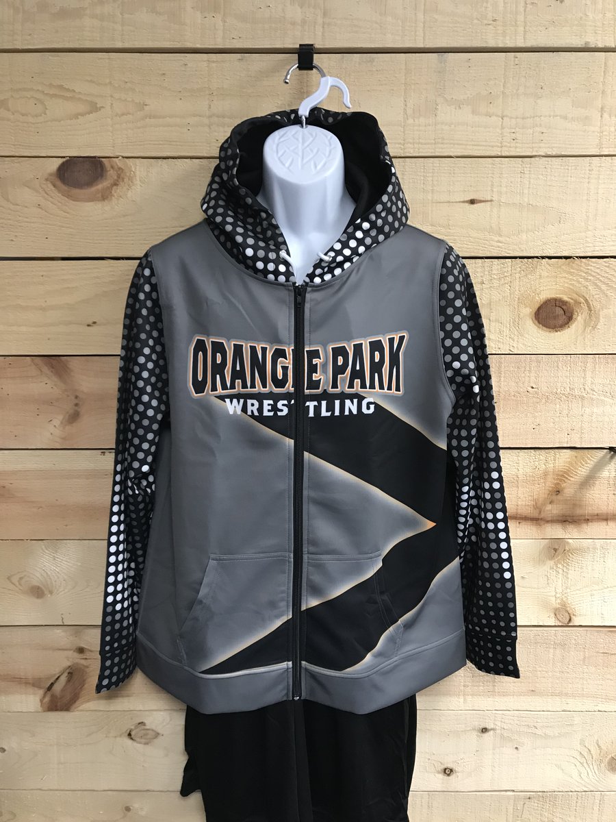 T5Sportswear's tweet photo. We are loving this new fully sublimated hooded full zip jacket for Orange Park High School Wrestling!
#Force5 #CustomSublimation https://t.co/3Goqq6EoHO
