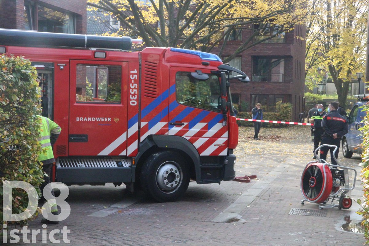 Melding brandweer Schuttersveld Delft