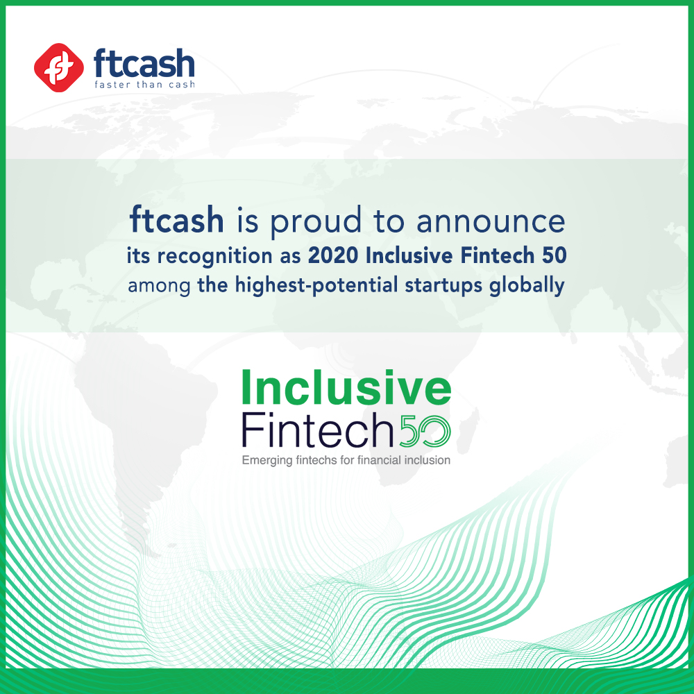 ftcash is proud to announce its recognition as 2020 #InclusiveFintech50 among the high-potential startups globally. Supported by <a href="/Visa/">Visa</a> @blackrock <a href="/MetLife/">MetLife</a>  <a href="/IFC_org/">IFC</a> and <a href="/Accion/">Accion</a> 
techcrunch.com…/50-fintech-startups-driving-finan…/