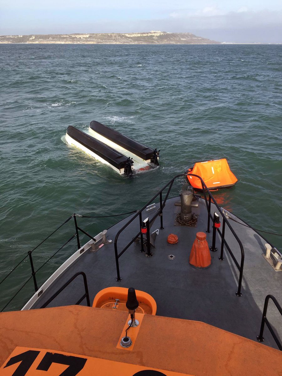 Watch @itvmeridian at 6pm if you live in Hampshire-Dorset to hear from the father and son and their rescuers from @HMS_Westminster after a fishing boat capsized off Portland or visit ow.ly/OoyT50C0ICe to view the report online later today. ow.ly/5z8c50C0ICf
