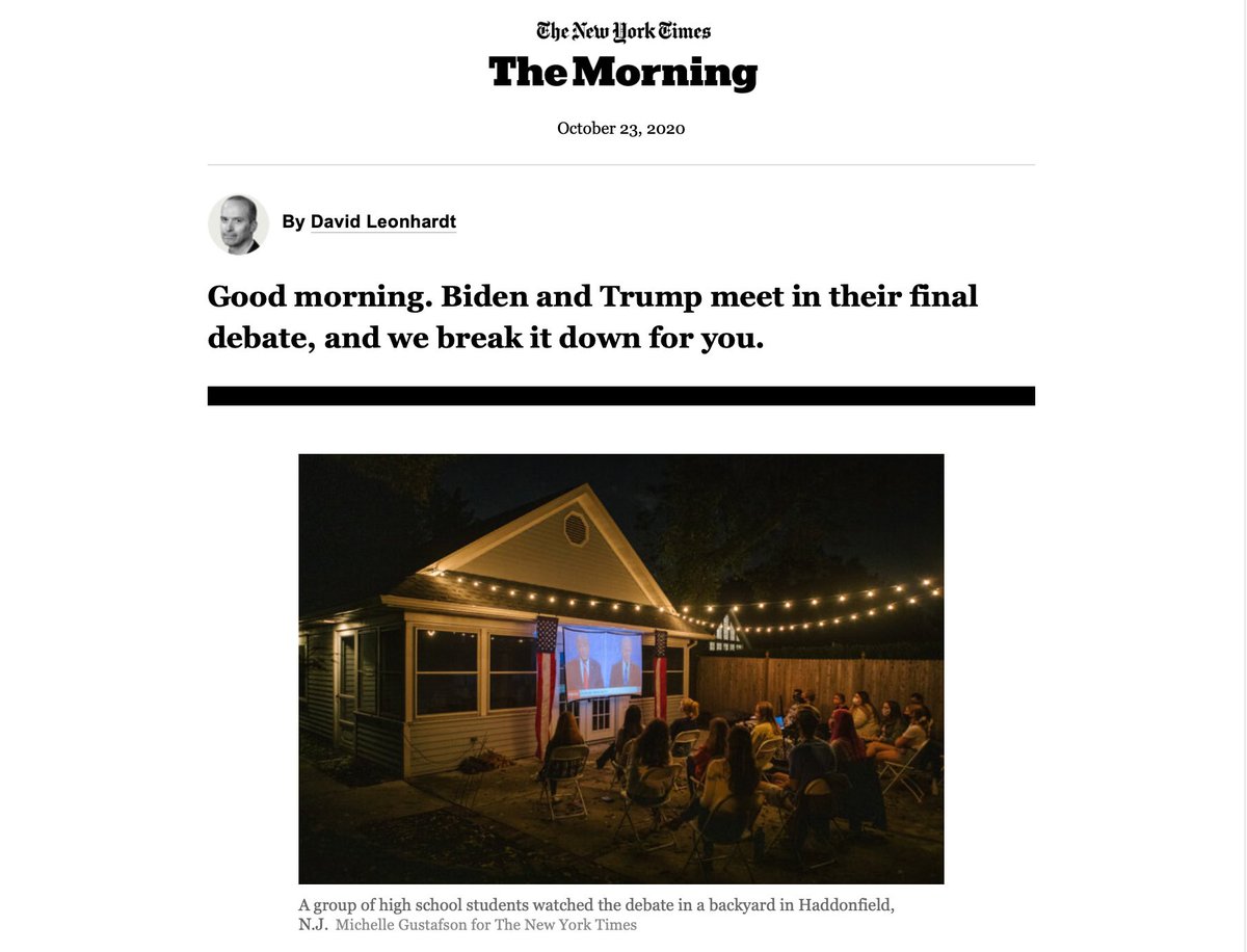 JeffBoogaard's tweet photo. It’s not every day that my AP Government students are on the front page of the @nytimes! https://t.co/RiLwuIsc3l