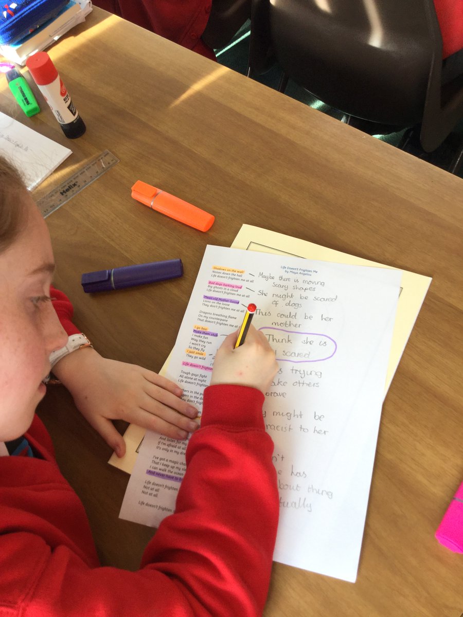 StrettonStMatts's tweet photo. Year 5 have really enjoyed exploring Life Doesn’t Frighten Me by Maya Angelou. #SSM #SSMYear5 #SSMReading https://t.co/LwFoc6UHuA