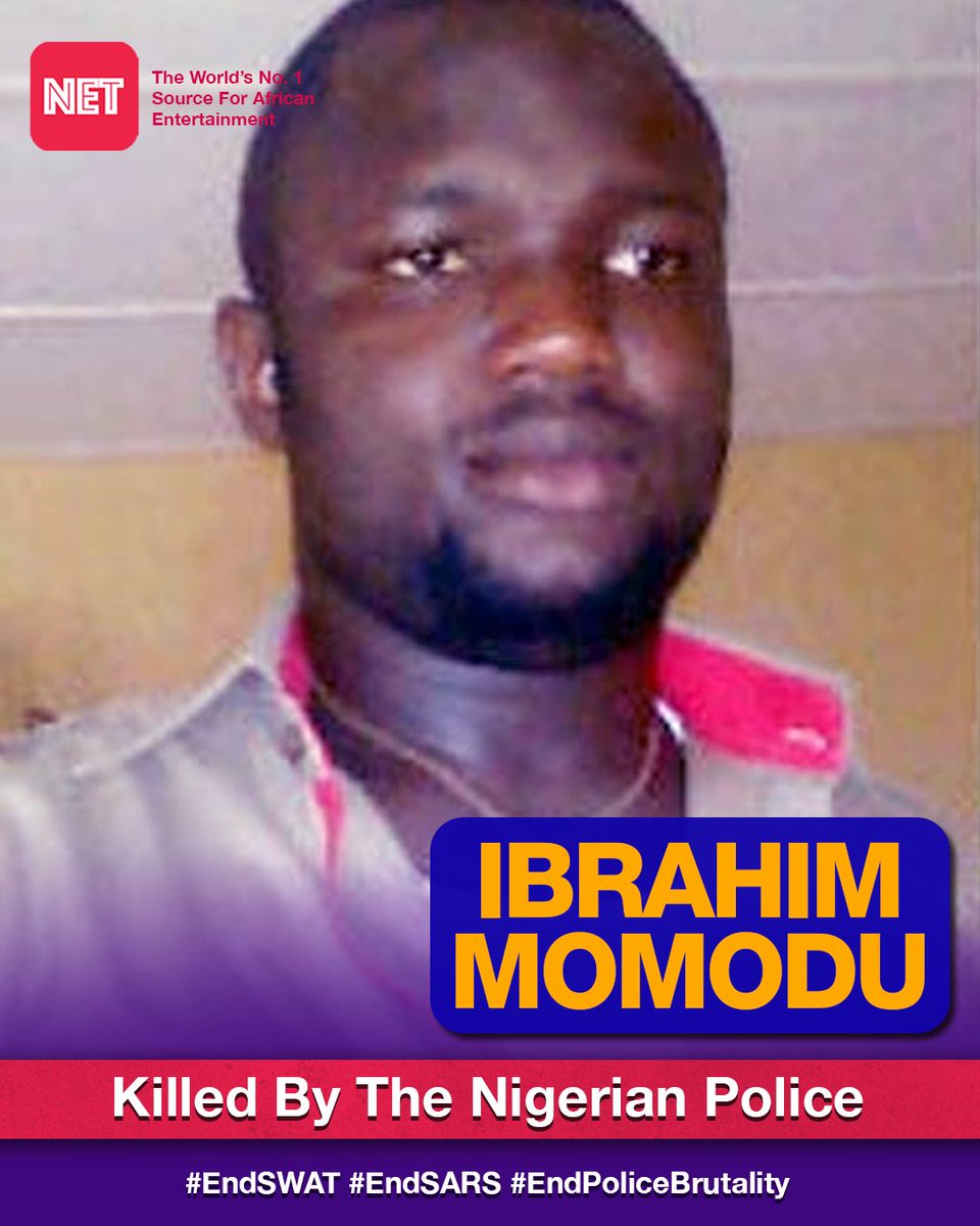 Ibrahim Momodu, a final year student of the University of Benin (UNIBEN), was shot dead and buried by Police in Benin, Edo state on May 27, 2013. The Police claimed he was an armed robber.Rest in peace. #EndSARS  