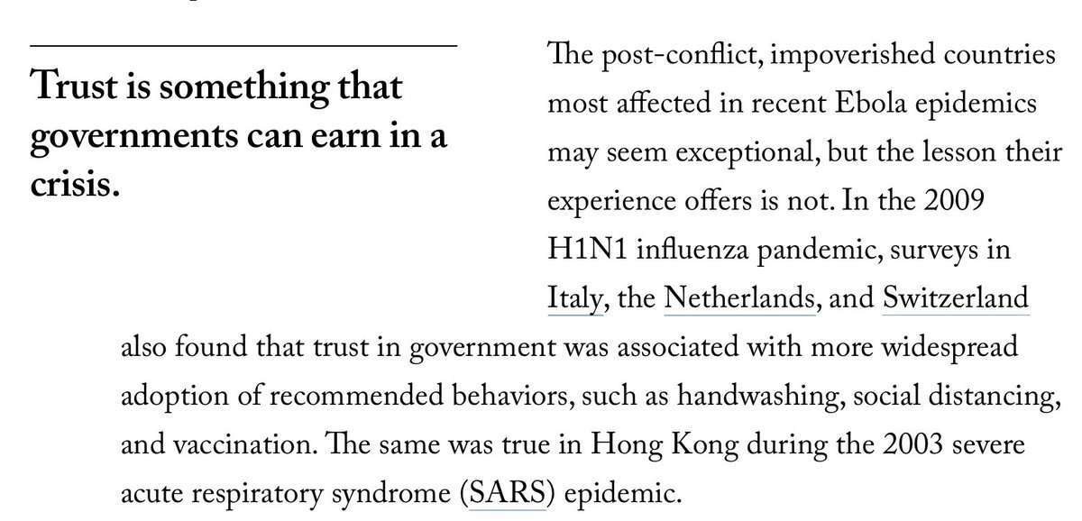 And with H1N1 & SARS too 6/ https://www.foreignaffairs.com/articles/united-states/2020-10-23/coronavirus-fighting-requires-trust