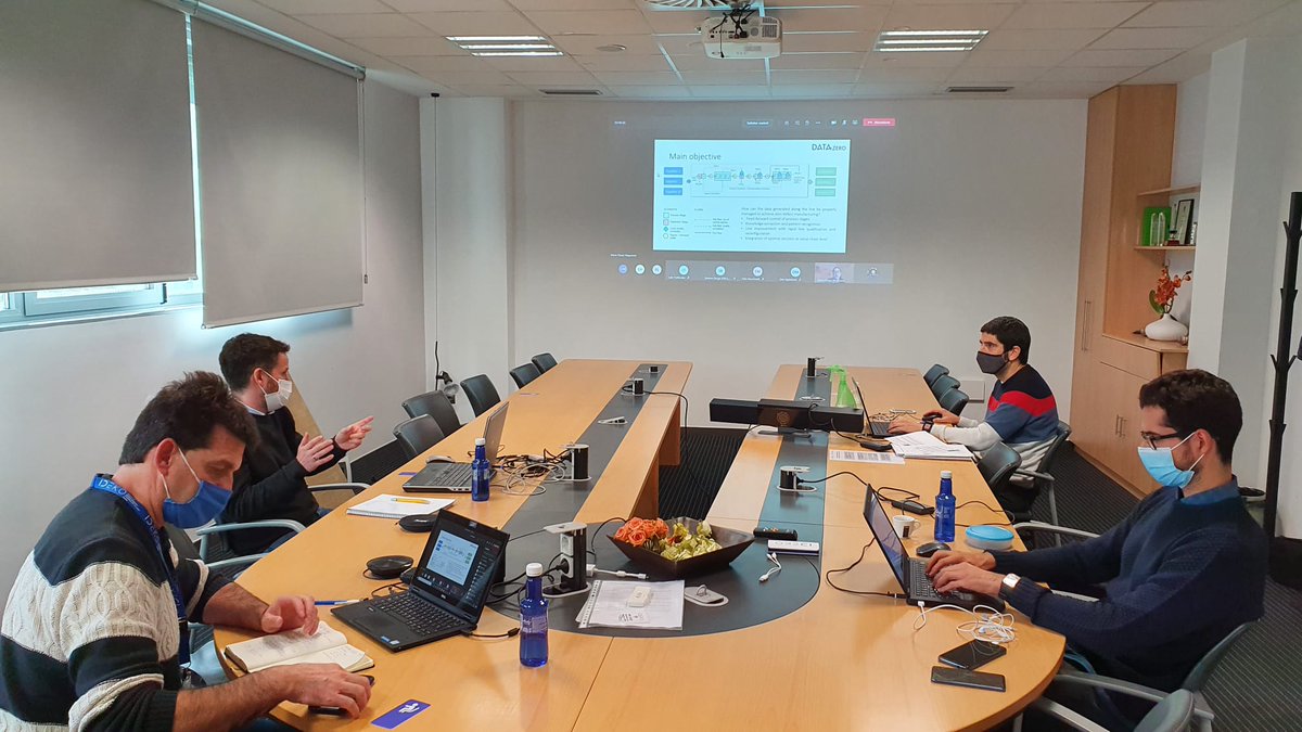 IDEKO_'s tweet photo. Kick off Meeting of #DAT4ZERO project. We are pleased to be part of such a great project. The consortium will work on Data Reliability and Digitally-enhanced Quality Management for#zerodefects #Manufacturing in #SmartFactories and Ecosystems https://t.co/zgwtFxDukB