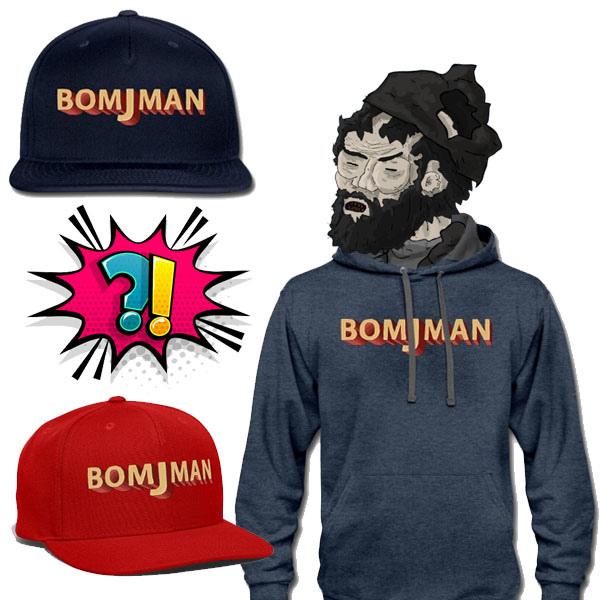 🌀 It's been a long time since we pleased you with news, because we were very busy developing the best merch for the game #BomjMan.
As a result, we realized that we can't do without fans' help.
💡 Looking forward to your ideas for merch!

#IndieGame #GameDev #IndieDev #steamgames