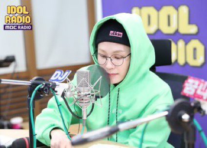 Ilhoon using the hoodie + cap combination to hide his new hair color back in the days 