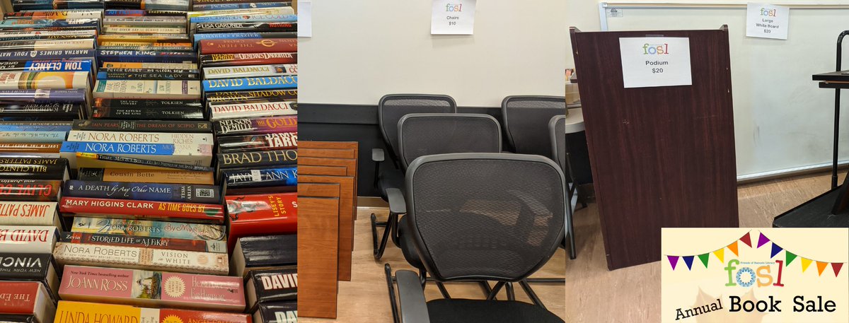 samuelslibrary's tweet image. The Friends of Samuels Library #booksale starts today! 4,000 books, DVDs priced 25 cents to $3. Meeting tables, chairs, a white board, podium. Masks required &amp;amp; only 10 people in sale room at a time. Details#  samuelslibrary.net/index.php/book… #Nationalfriendsoflibraryweek