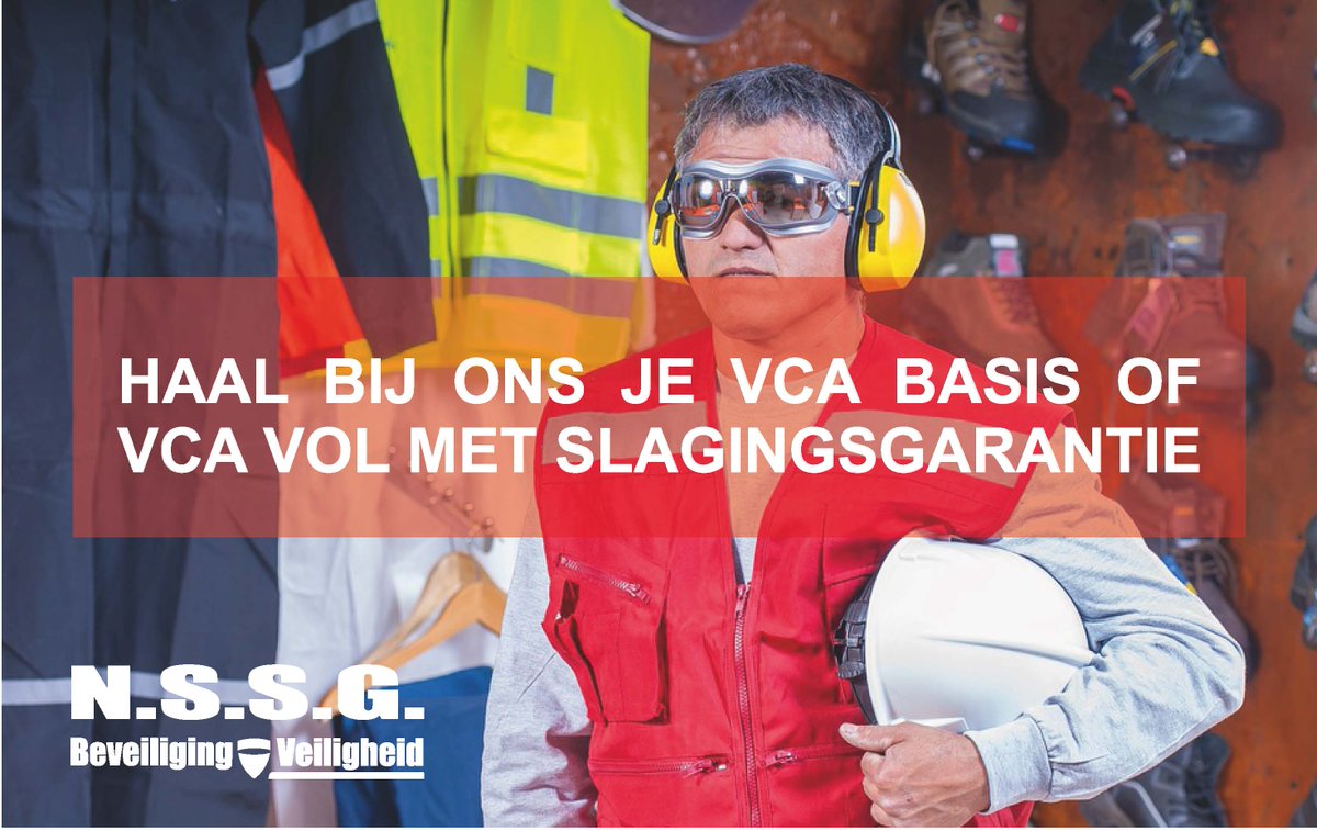 Nog enkele plaatsen vrij! Schrijf je in voor de VCA Training op donderdag 29 oktober 2020. VCA Basis of VCA Vol. Gediplomeerde instructeurs gemiddeld beoordeeld met een 9,4! mailchi.mp/db9a5466759e/v…