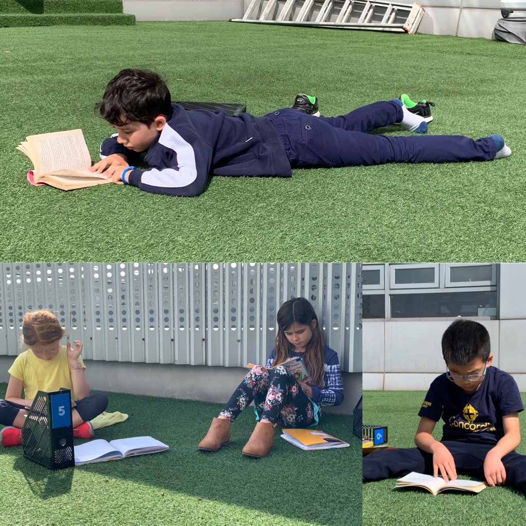 SusieMutschler1's tweet photo. A gorgeous fall day allows us to read in @ConcordiaSH outdoor space. A fabulous way to celebrate closing our first reading unit. 📘📗 https://t.co/1UNEcNLKGf