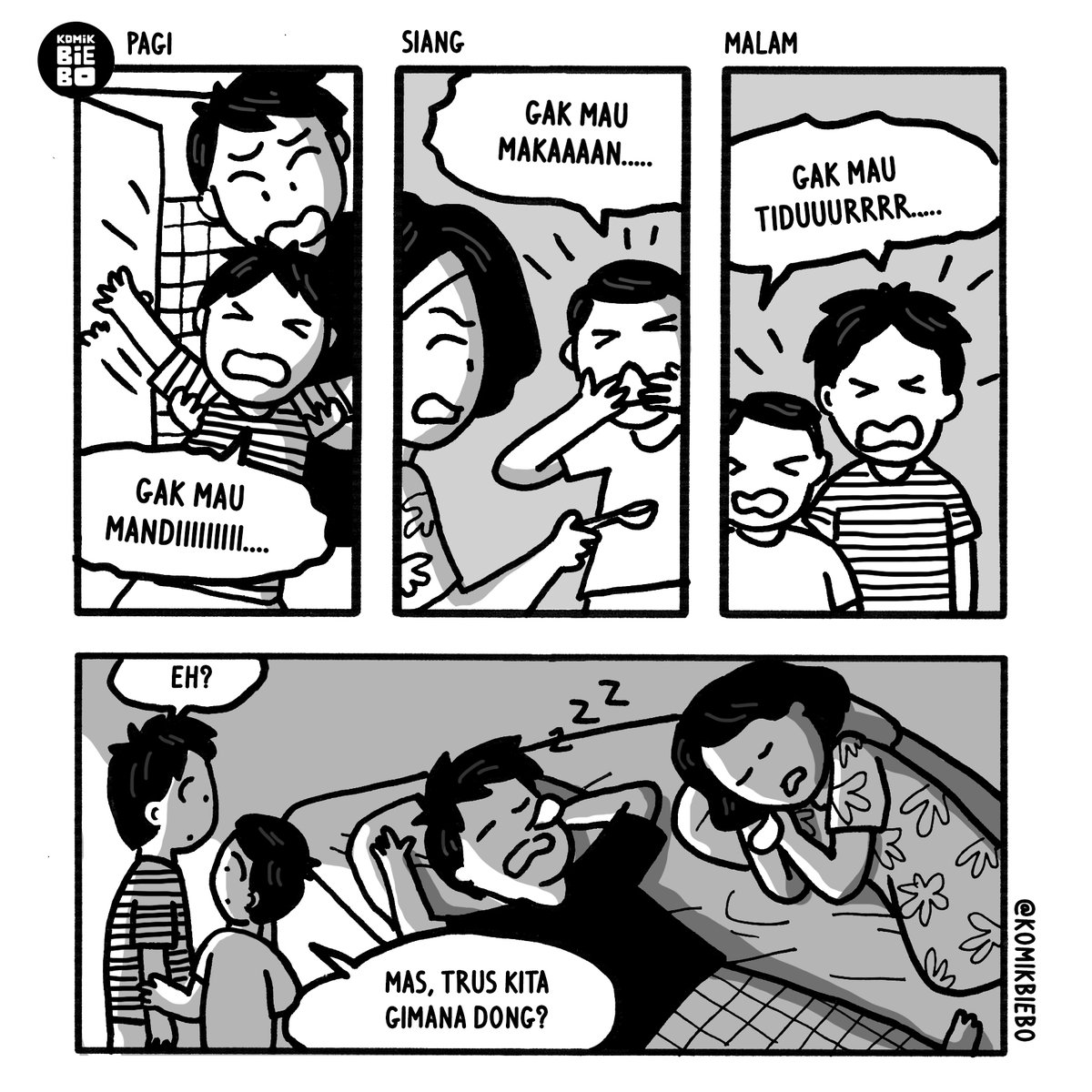pokoknya gak mau #komikbiebo