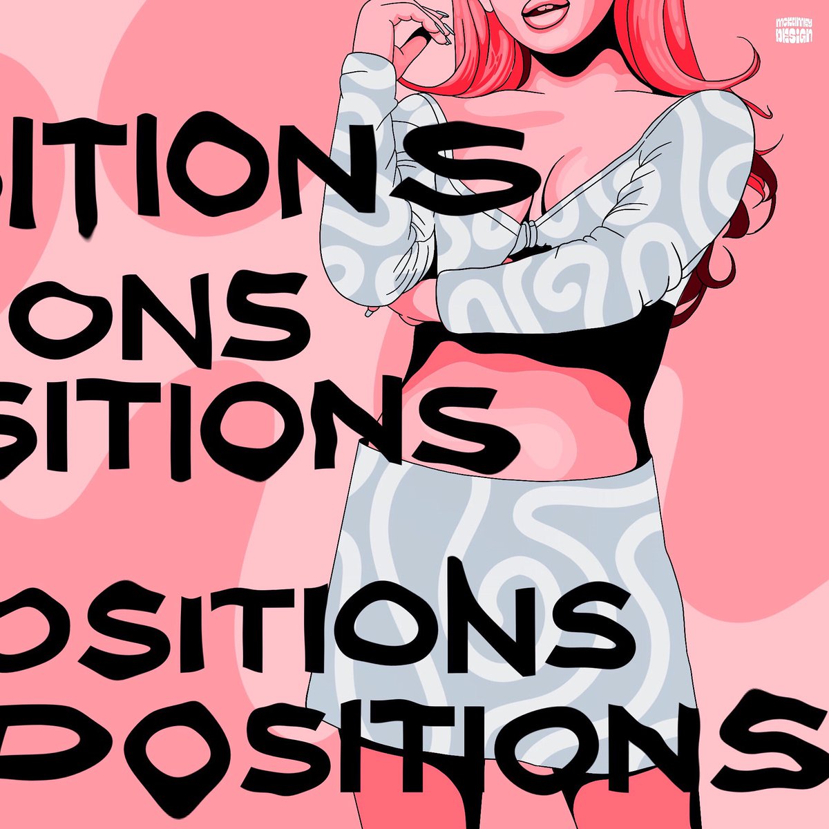 mckameydesign's tweet photo. Who else is streaming positions today?? @ArianaGrande #POSITIONS #streampositions https://t.co/fPsKMRf3LX https://t.co/nnM7egbdpV