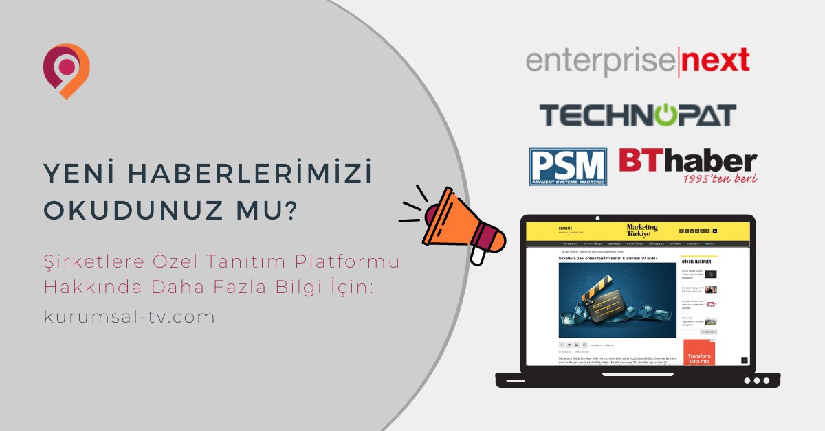 Şirketlere özel online tanıtım &amp; arşiv platformu Kurumsal TV'nin haberlerini okudunuz mu?

marketingturkiye.com.tr/haberler/sirke…

bthaber.com/sirketlere-oze…

epnext.com/kurumsal-tv-go… 

technopat.net/2020/10/20/sir…

Ücretsiz denemek için: info@kurumsal-tv.com 

#kurumsaltv #görüntülüitibar