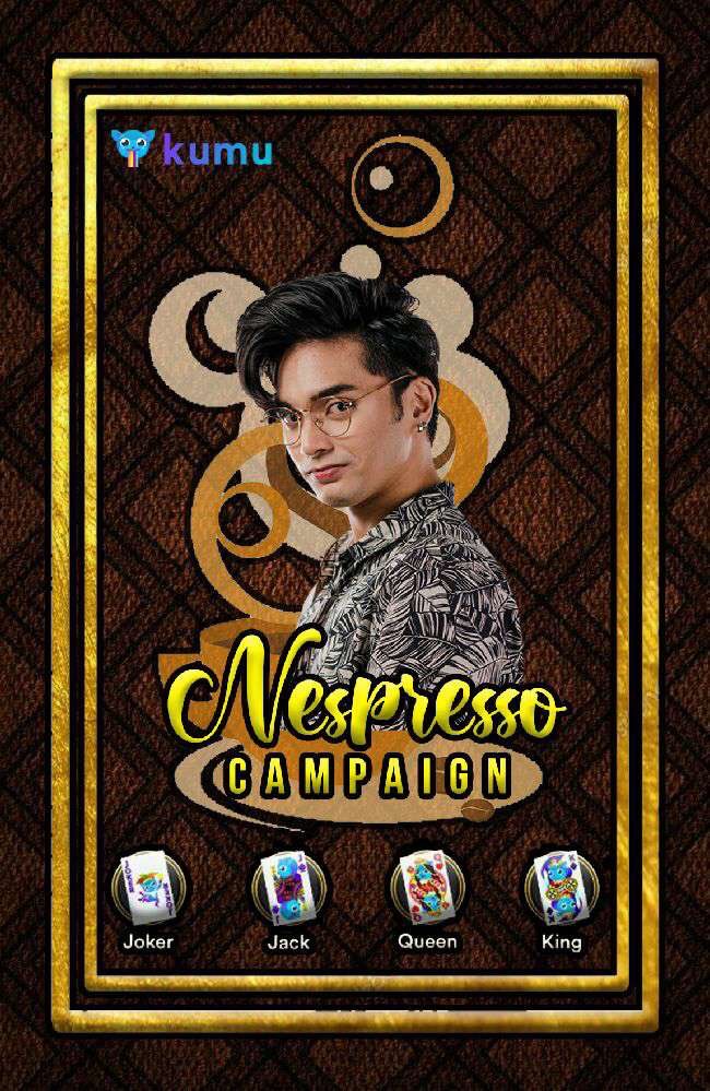 Support ⁦⁦<a href="/MCdlcrz/">𝐌𝐂 𝐃𝐋Δ 𝐂𝐑𝐙</a>⁩ on his Wild Card Nespresso Campaign by dropping Joker, Jack, Queen and King gifts! ☕️❤️

3-day campaign lang ito so lezz todo da support!!!! 

Download link: app.kumu.ph/WUztgbFQOab