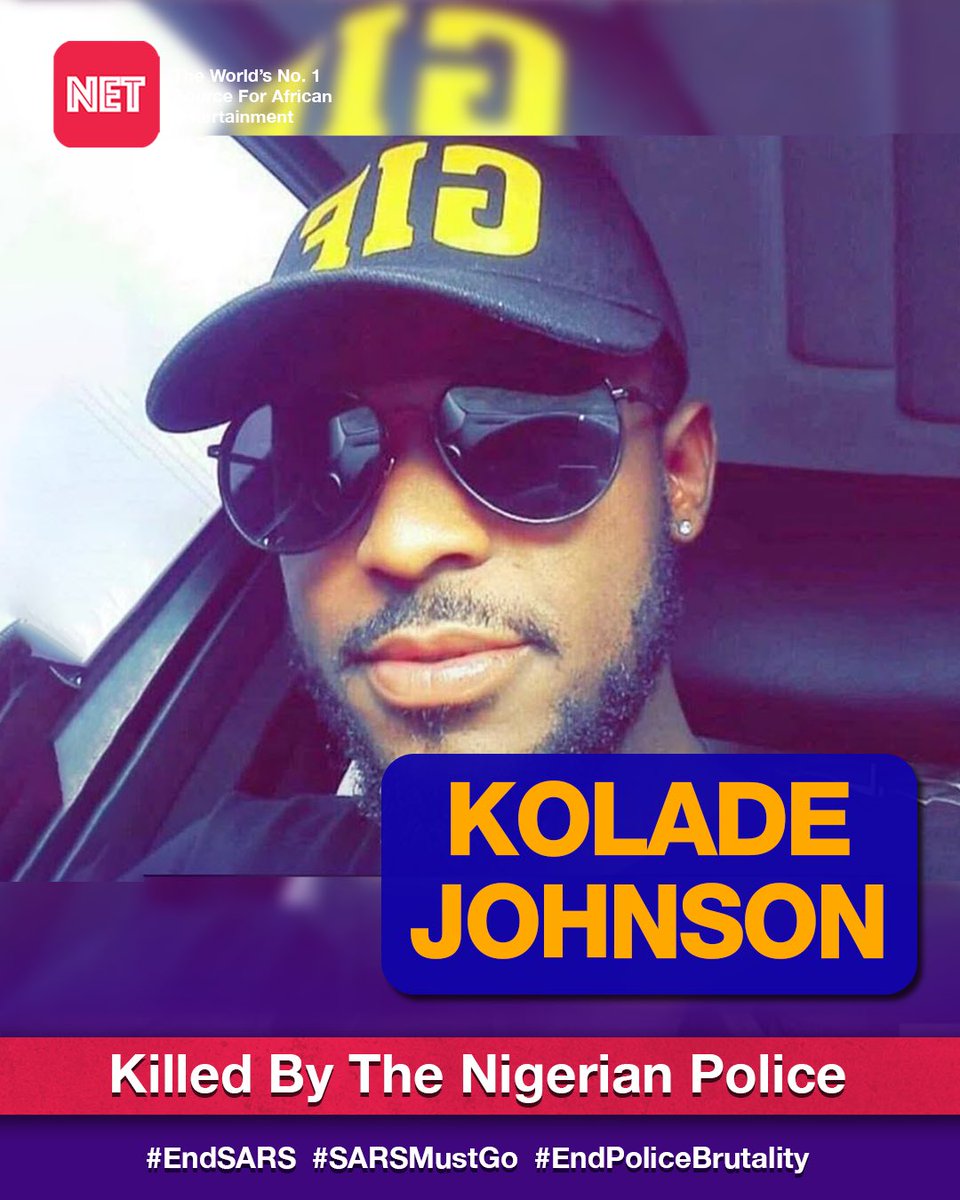 Kolade Johnson was shot by officers attached to the Special Anti-Cultism Squad (SACS) during a raid of a football viewing centre in Lagos on Sunday, March 31, 2019.Rest in peace. #EndSARS  