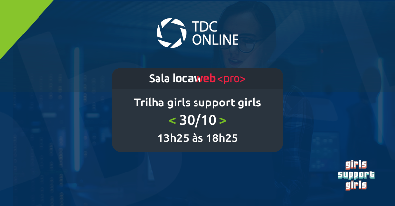 locaweb's tweet image. // Programe-se: Dia 30/10 tem #TheDevConference e conteúdos exclusivos na sala Locaweb PRO. Garanta sua presença gratuita: bit.ly/TDCLocaweb

#TDCOnline @girlssuportgirls #tecnologia