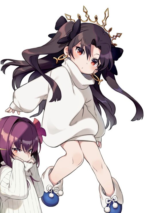 Venusismx's tweet image. Smol Ishtar noises