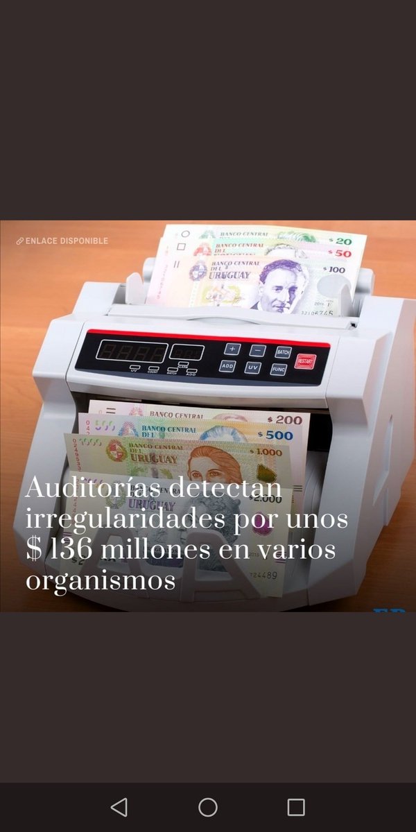 AndresMurias's tweet photo. @portalmvd Ya lo venimos pagando #Ancapgate, #desfondes, #plunagate #fripurgate #envidriogate etc 1/2 de todos los salario públicos un año... https://t.co/l7gwW9twA3