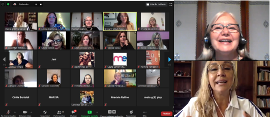 CAMEMujeres's tweet photo. Se realizó la capacitación de @CAMEMUjeres @Camess8 “Creando una nueva realidad con actitud”, a cargo de @TonaGalvaliz, especialista en Desarrollo Personal y Capital Humano, que contó con la participación de @BeatrizTourn, pdte, Comisión Directiva y referentes de Mujeres @redcame https://t.co/T3PaMChBTP