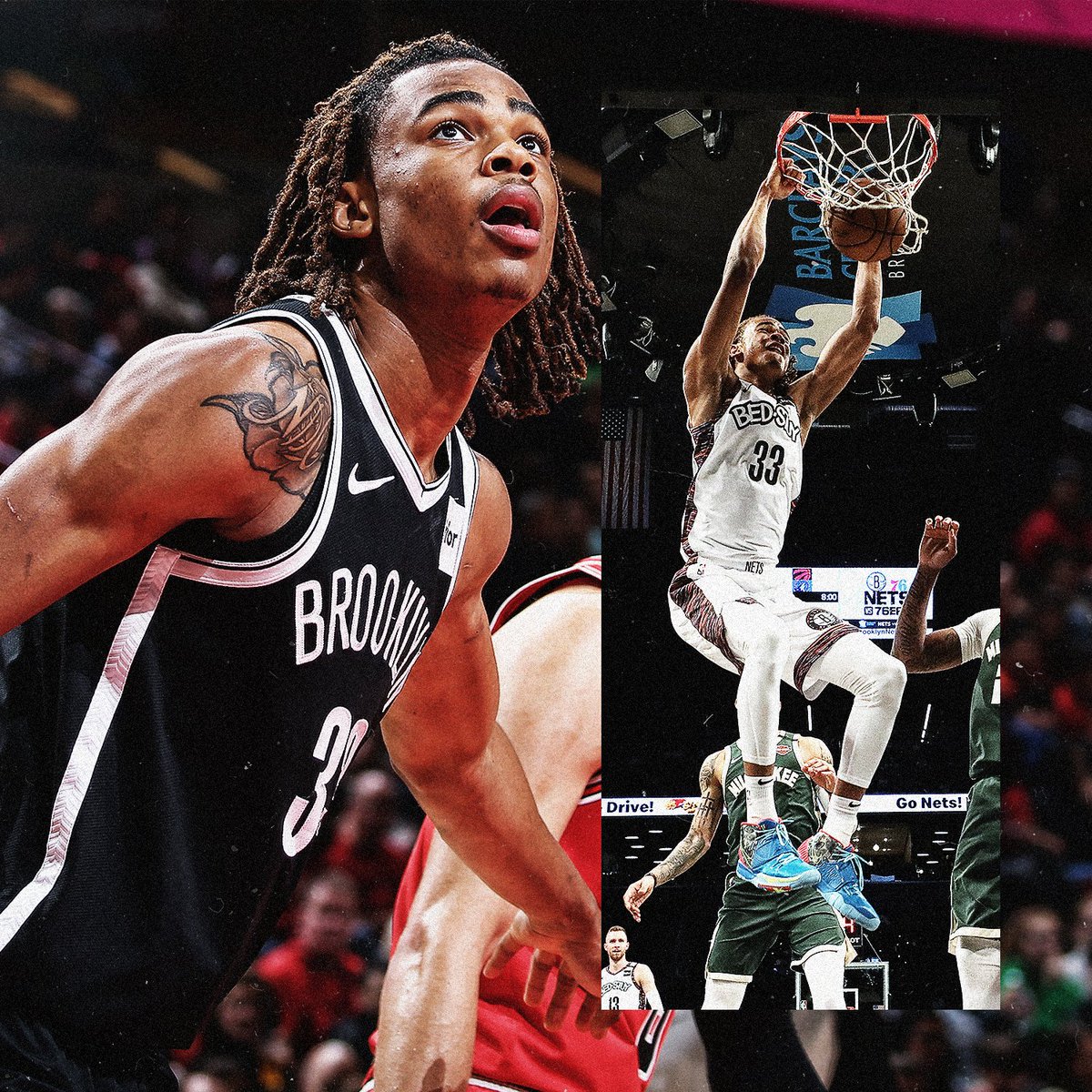BrooklynNets's tweet photo. ๐ธ Year 1 ๐ธ
@_claxton33 โช๏ธ #NicDay โช๏ธ @qatarairways https://t.co/miras69U8Q
