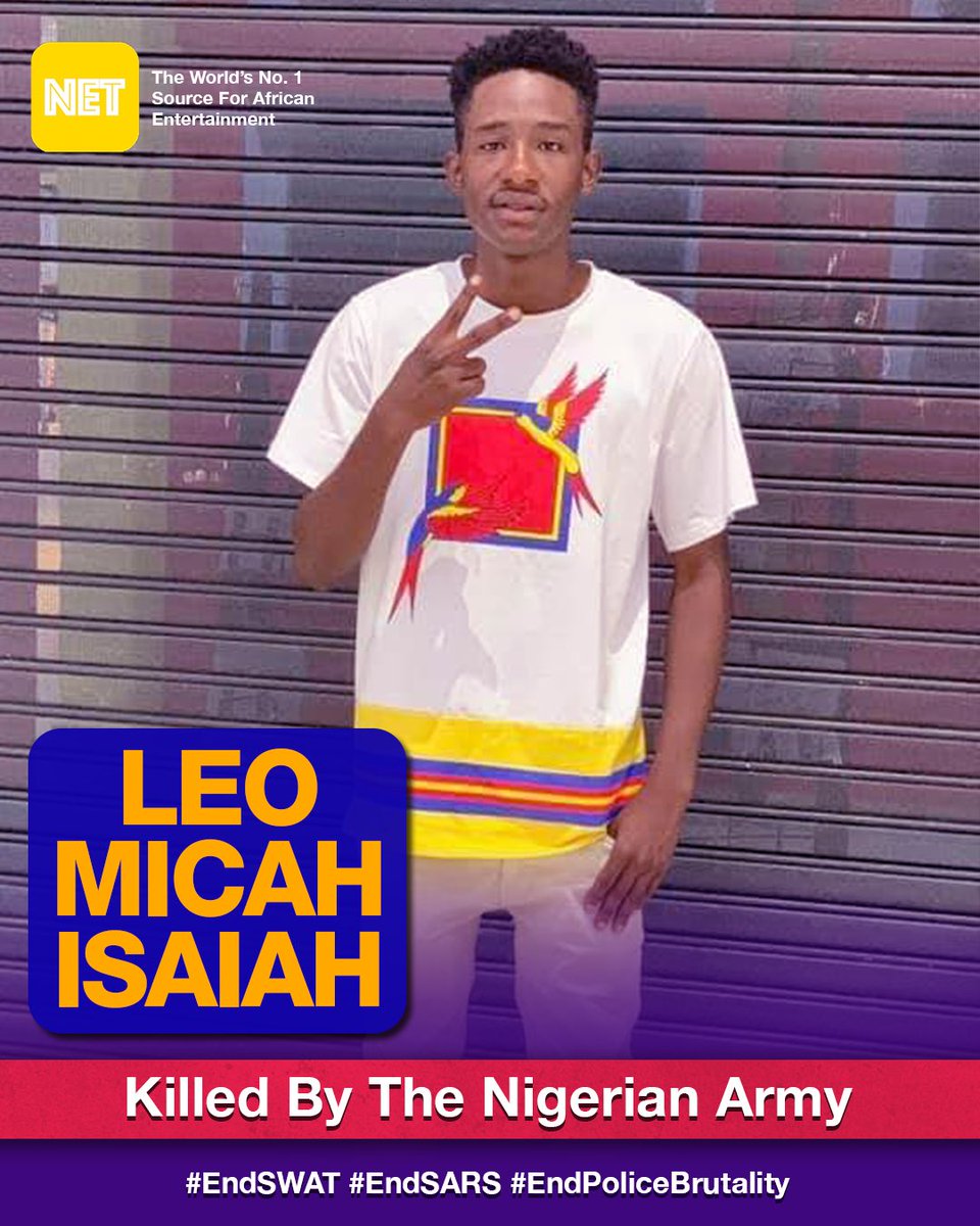 Leo Micah Isaiah was kidnapped in Imo State on May 2, 2020, by a gang led by a serving military officer. After withdrawing all the money in his account, the four-man gang sold Leo’s car, killed him and left his body in a bush in Anambra. They have all been arrested. #EndSARS  