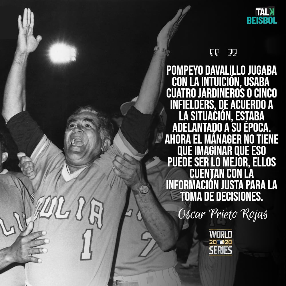 Es imposible no recordar al gran Pompeyo Davalillo cuando vemos algunas de las decisiones tomadas en la actualidad por los distintos mánagers, hoy en día hay mayor información, pero lo que hacía "Yoyo", hace 25-30 años, era único.

youtu.be/oKMEhDOMXvQ
#TalkBeisbol🎙️⚾