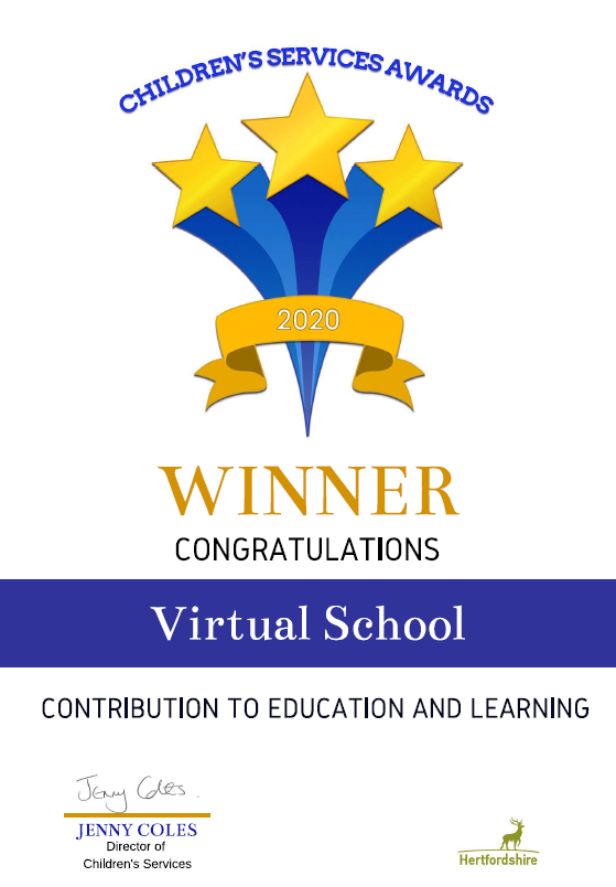 Virtual School Hertfordshire tweet media
