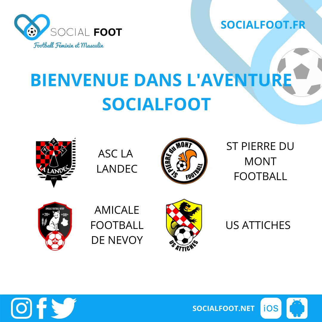 SocialFoot_fr's tweet photo. On nous annonce dans l'oreillette que quatre nouveaux clubs ont rejoint l'aventure 🦻🥳 https://t.co/atdNePGObY