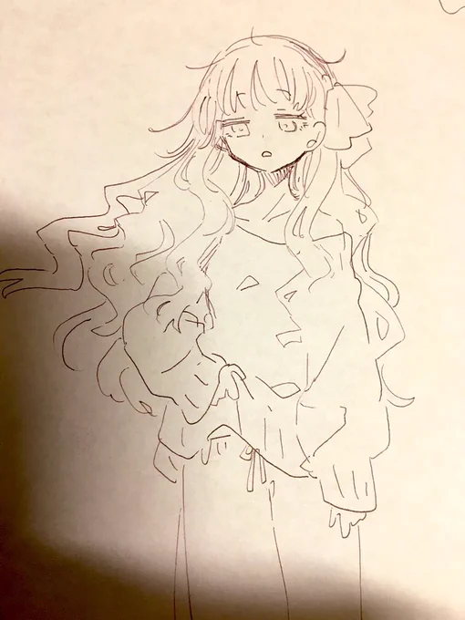最近あまりにも絵を上げてないからちょっとらくがきを...こういうナメクジみたいな絵だったらぼちぼち描いてるんだ 