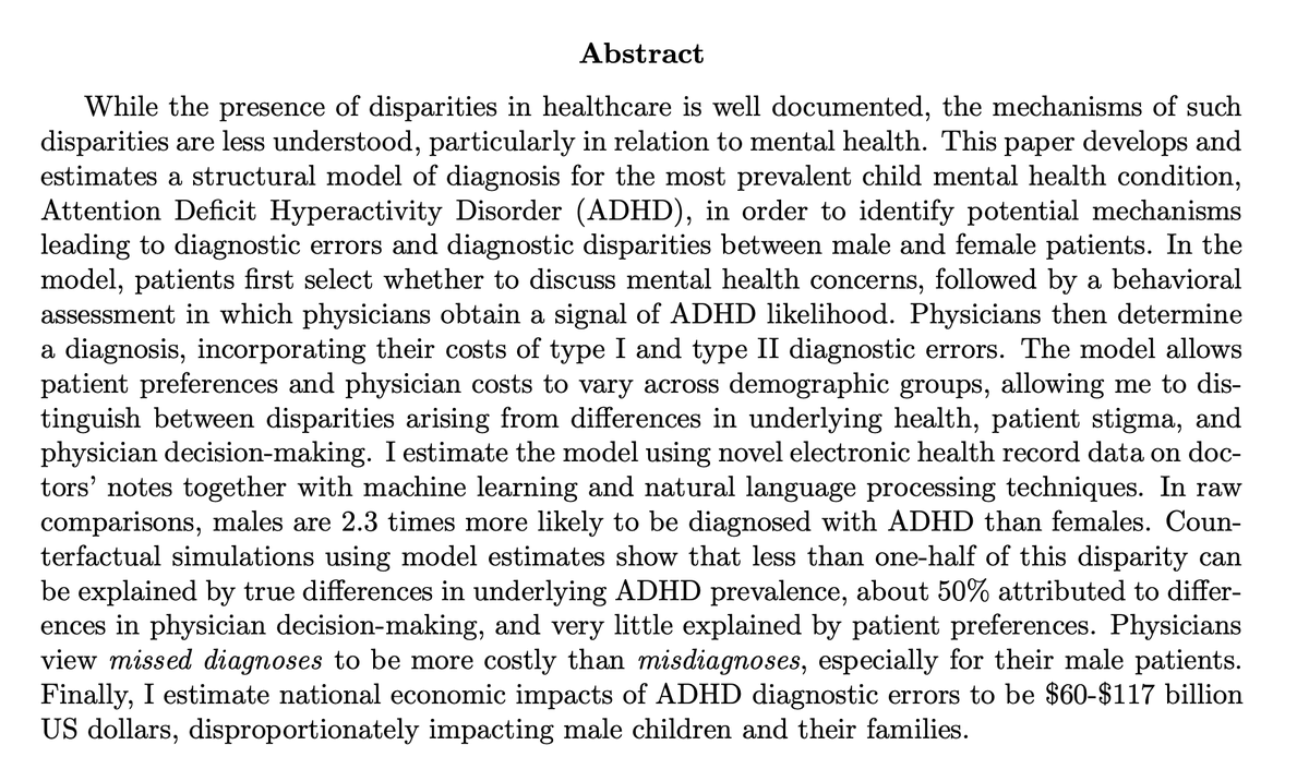 Kelli MarquardtJMP: "Mis(sed) Diagnosis: Physician Decision Making and ADHD"Website:  https://www.kellimarquardt.com/ 