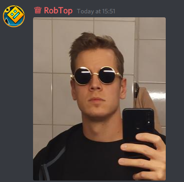 RobTop in his gym.