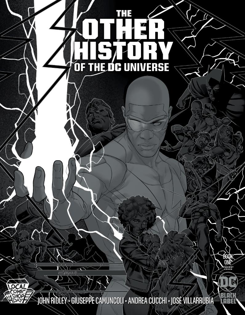 DCOfficial's tweet photo. THE OTHER HISTORY OF THE DC UNIVERSE is getting a fresh look! Check out the newly revealed alternate cover for Issue #2 and Local Comic Shop Day cover for Issue #1 🌟

https://t.co/RMwIbNqVIh
#DCBlackLabel https://t.co/KcY6uHRFo6
