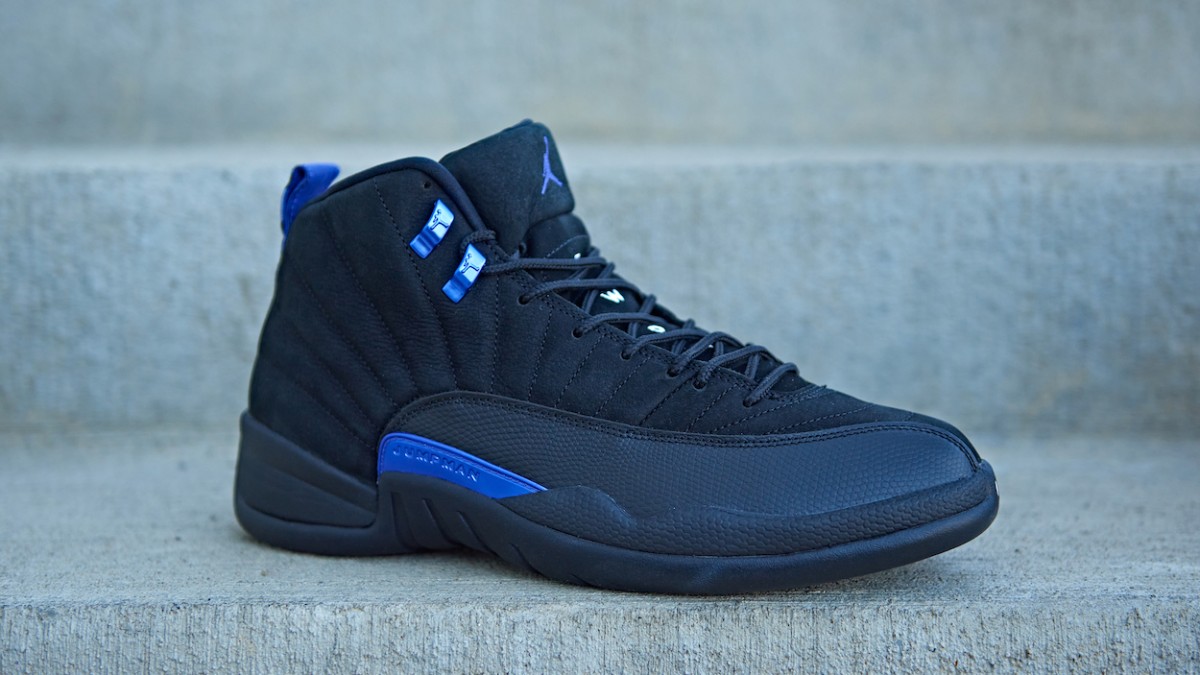 jordan 12 black finish line