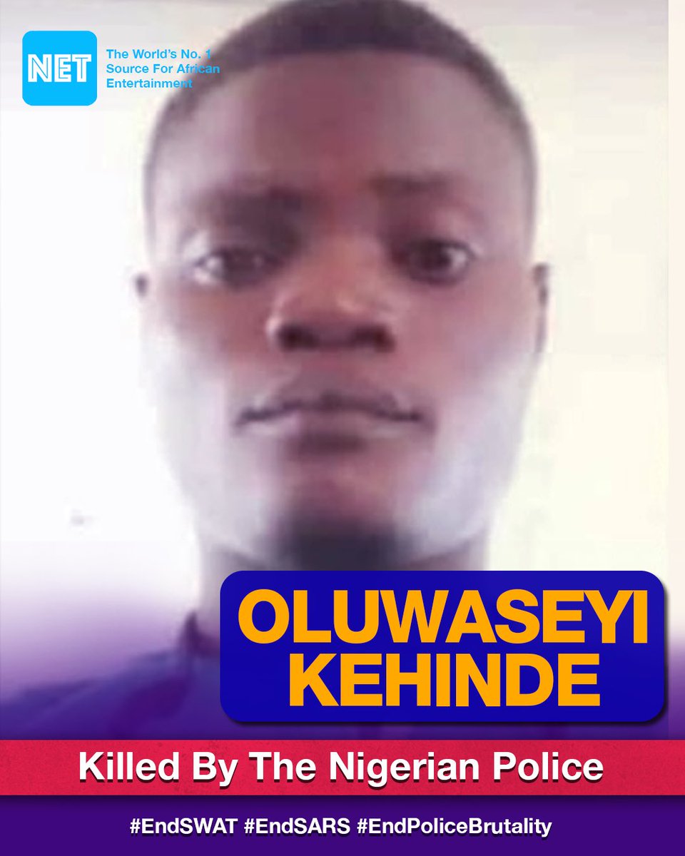 Oluwaseyi Kehinde was one of the students of the Federal University, Oye-Ekiti (FUOYE) shot dead by police during a protest in Oye-Ekiti in Ekiti State, on September 10, 2019.Rest in power. #EndSARS  