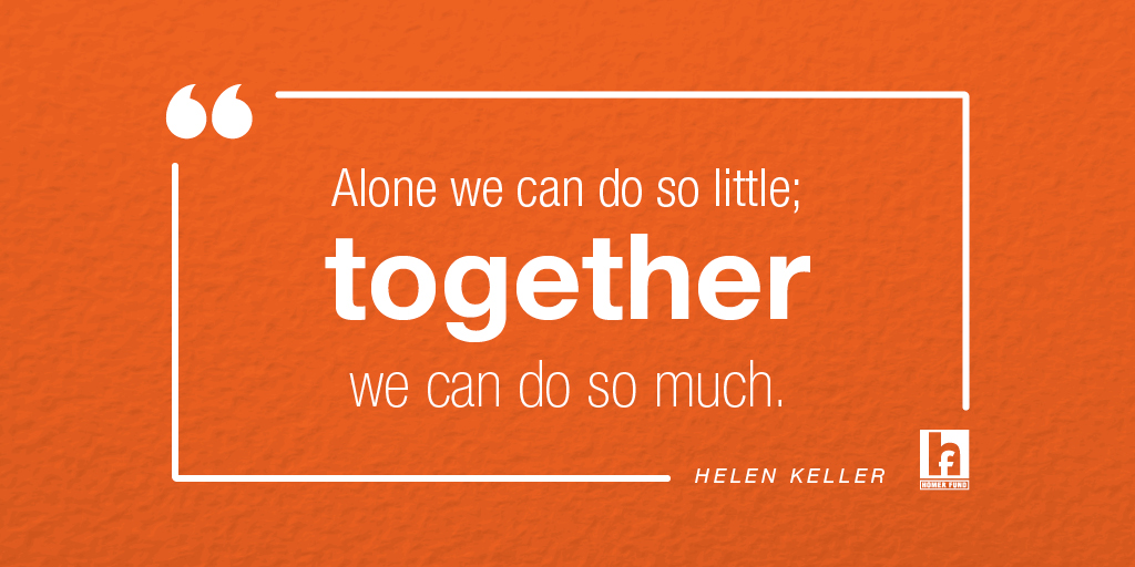 HomerFund's tweet photo. Whether you support Matching Grant collections or make reoccurring payroll donations, together our impact is greater. https://t.co/j6hoAB7aoA