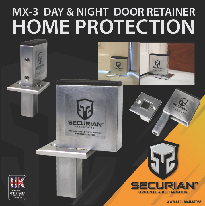 SecurianS's tweet photo. MX - 3 Two-position Door Jammer

MX-3 is a versatile door jammer, allowing you a full door position but also allowing a door to be slightly ajar

- Easy to install 
- High specification, rust free material 
- No need for keys 
- Designed to withstand up to 1000lbs of  force https://t.co/eHzml2YP1E